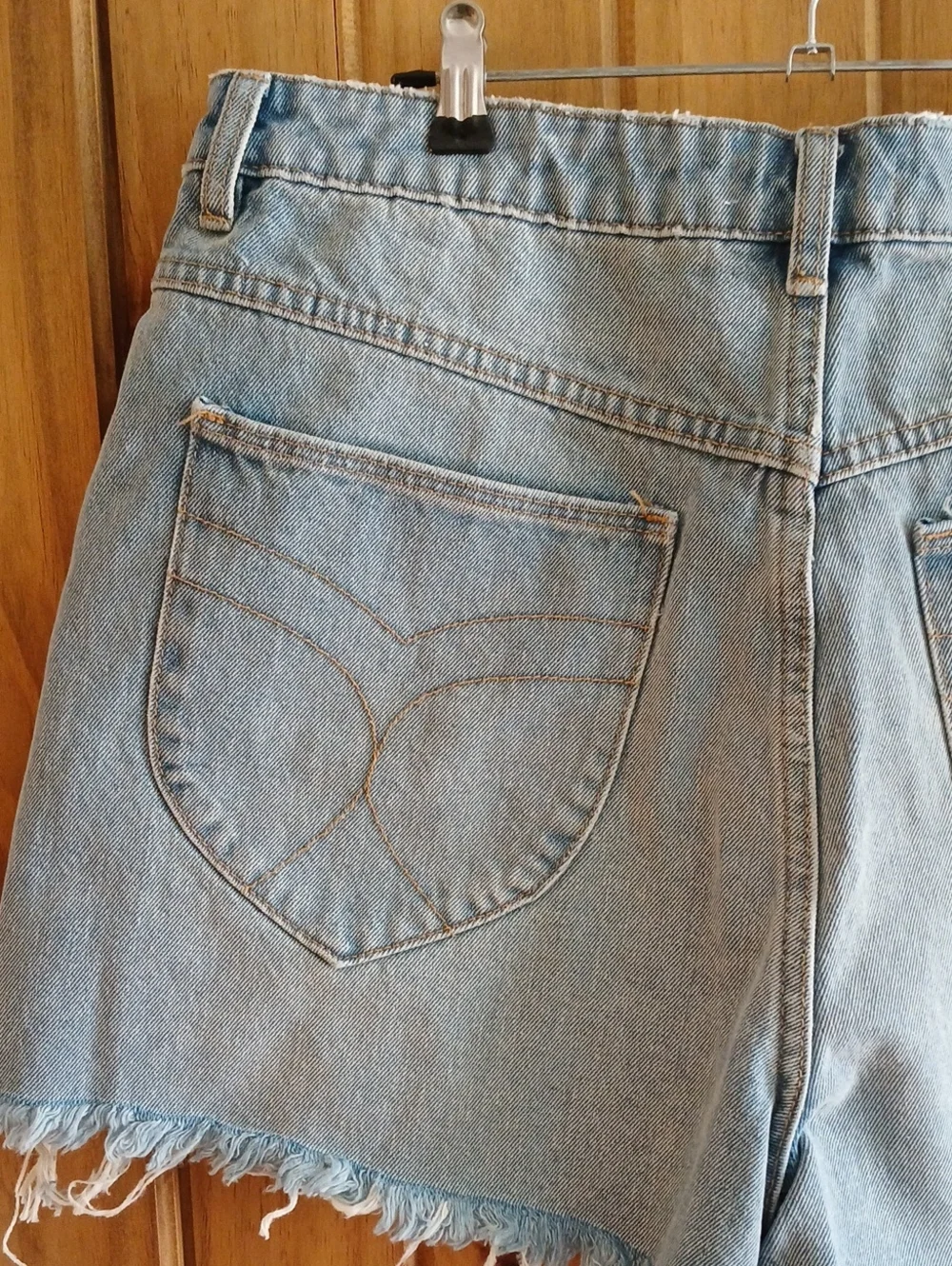Rollas Mirage High Rise Relaxed Denim Shorts - 32
